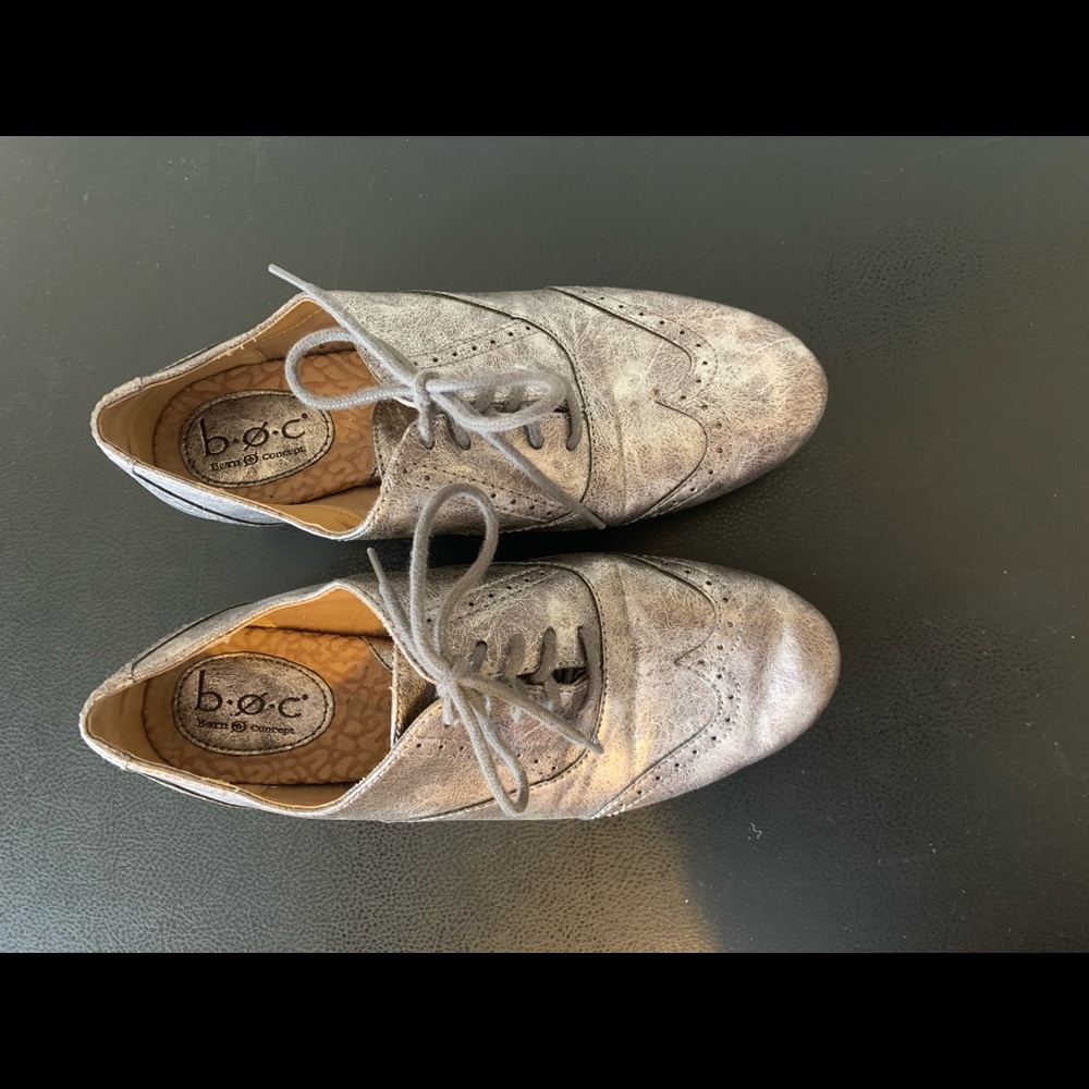Sliver oxfords